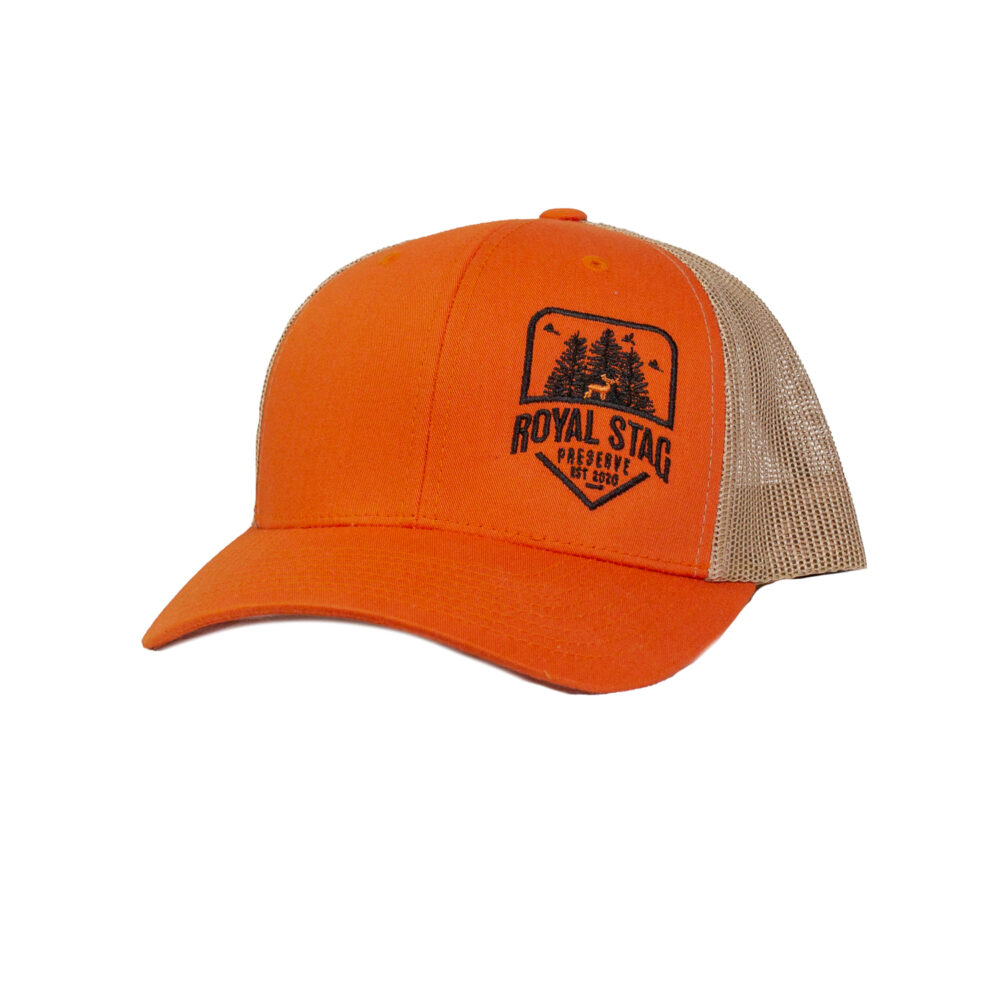 Orange and Tan Hat